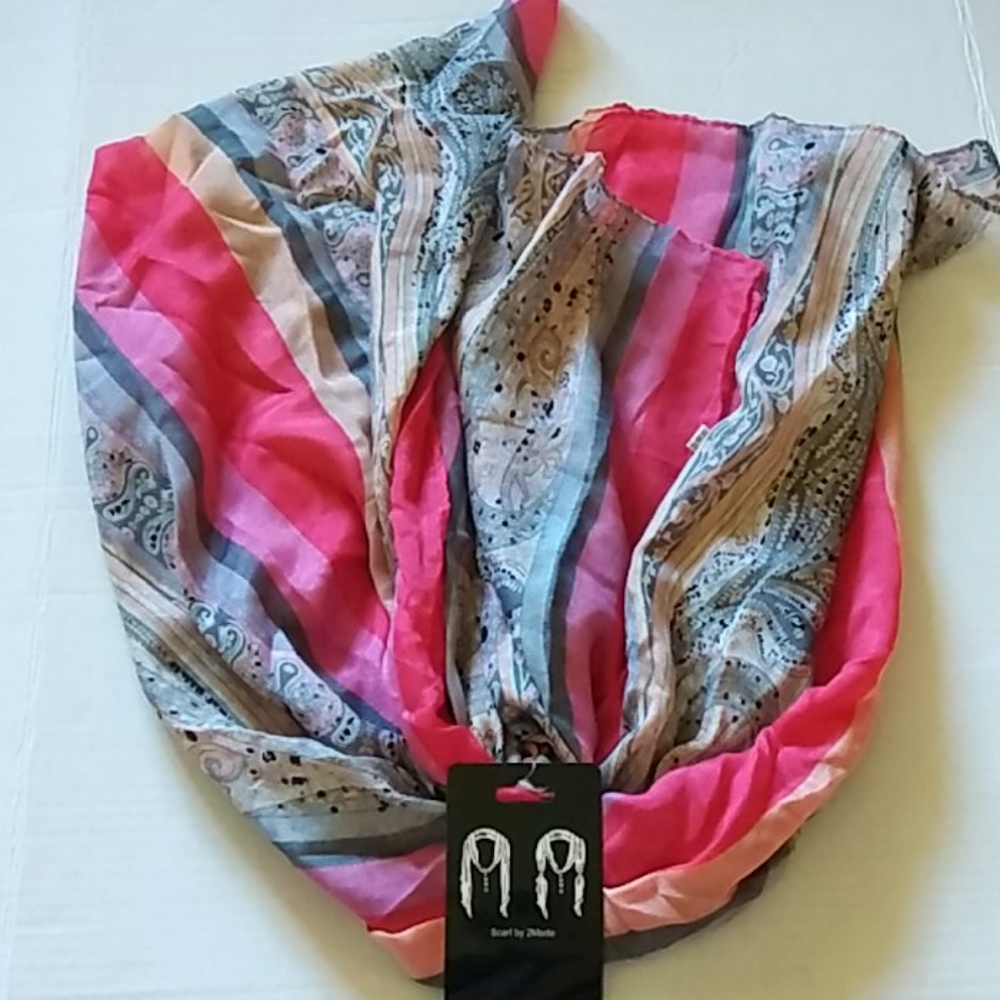 2Moda Scarf Multi Colored NWT